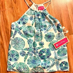 Lilly Pulitzer Top S NWT Halter Sea Urchin